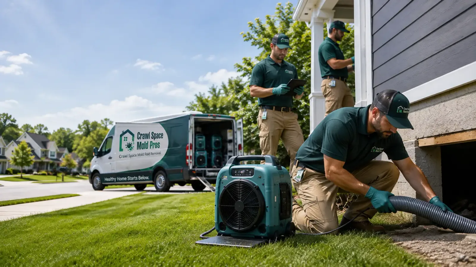 Crawl Space Mold Removal in Henderson, IL